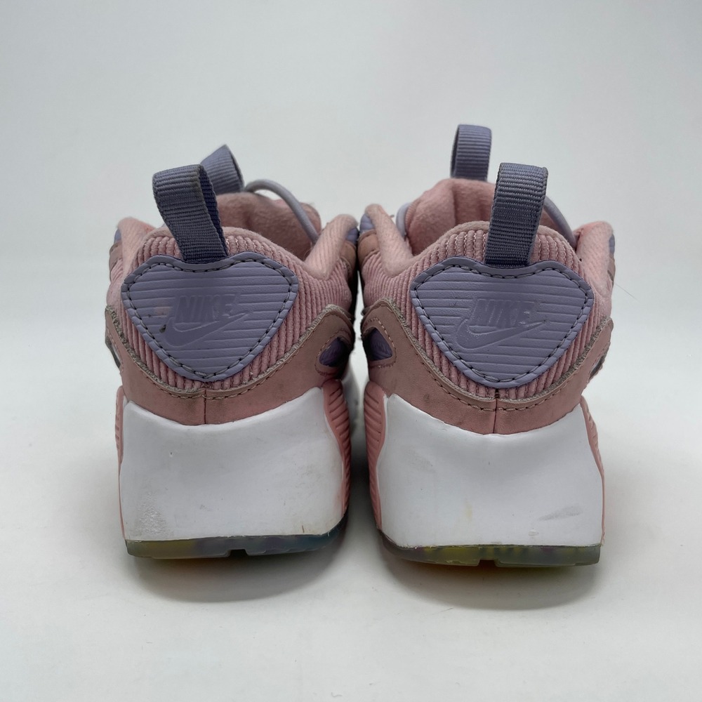 Nike Air Max 90 Toggle SE Pink Purple Graffiti Toddler Shoes 9C DH9571-600 Read - Picture 9 of 10